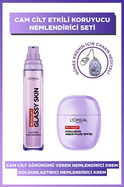 L'Oreal Paris 2'li Glassy Girl Nemlendirici&Koruyucu İkili: Yüz Güneş Kremi&N...