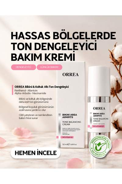 ORREA Koltuk Altı ve Bikini Ton Dengeleyici