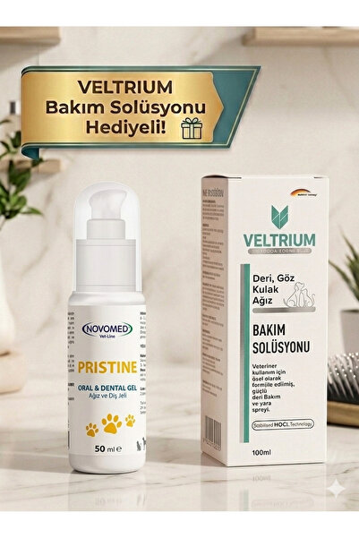 novomed Piristine Kedi ve Köpek Ağız Diş Jeli 50 ml