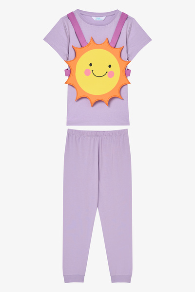 Penti Sonnenlila Pyjama-Set für Mädchen