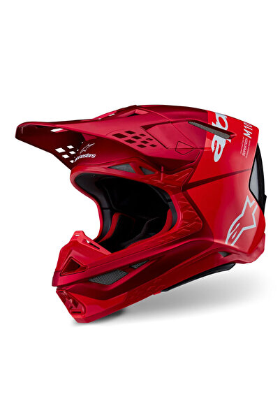 Alpinestars SM10 Flood Off-Road Kaskı Kırmızı