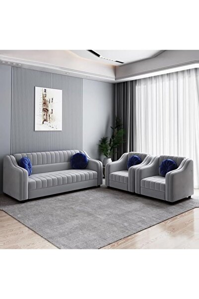 OEMS Modern 3 Seater+2 Single Sofa Set