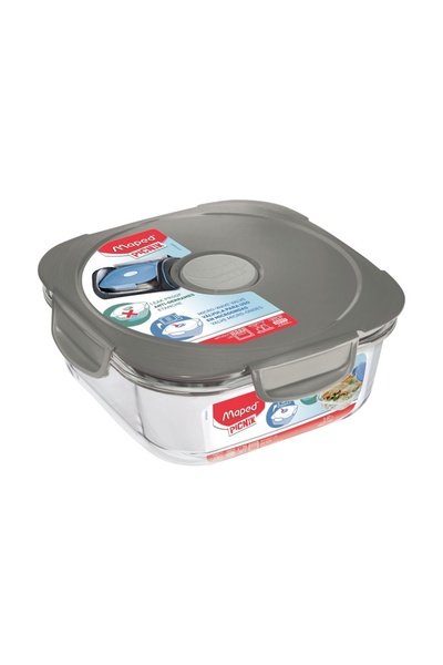 Maped Recipient alimentar din sticlă Picnik Concept Colecția Adulți 1.2 L gri