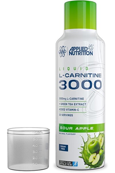 applied nutrition L-Carnitine Liquid 3000mg, (480 ml, Sour Apple)