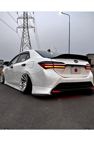 KSF Corolla 2013-2018 Ductail Spoiler Piano Black - İthal Plastik