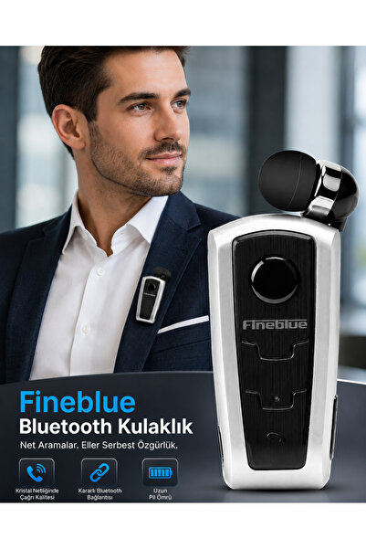 Fineblue Bluetooth Kulaklık Titreşimli Makaralı Fineblue F910