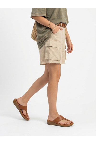 ARTI ARTI AYAKKABI Artı-Artı020-5001-02 Women's Daily Orthopedic & Heel Spur Function Tan Slippers