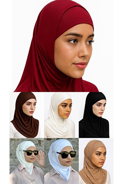 ALDAIYR 7 Hijab-uri, 2 piese, țesătură sendy