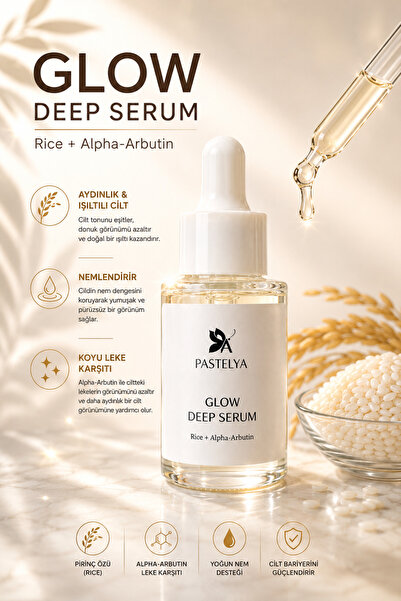 Pastelya Glow Deep Serum Rice + Alpha-Arbutin (Brightening Rice Serum)