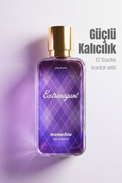 Monsechia Kadın Parfüm - Extravagant Pour Femme EDP 50ml Kalıcı Vanilyalı Aro...