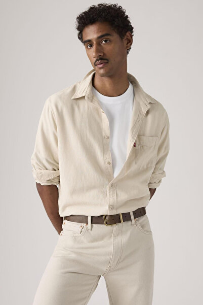 Levi's Erkek Bej Cepli Keten Gömlek - 85746-0197