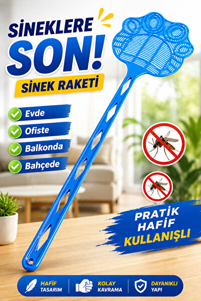 VENON 6 Adet 🦟Sinek Raketi Sinek Öldürücü Plastik Sinek Kovucu Sinek Vurma A...