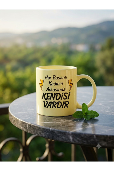 Hediyeni Al Behind Every Successful Woman Is Herself Special Design Printed C...