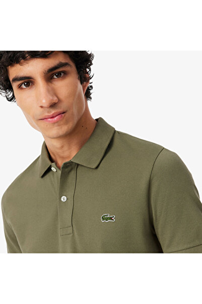 Lacoste L.12.12 Erkek Slim Fit Haki Polo