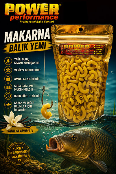 sr sazanrig Sazan / Yayın Avı Kokulu Makarna Balık Yemi (75~85gr)