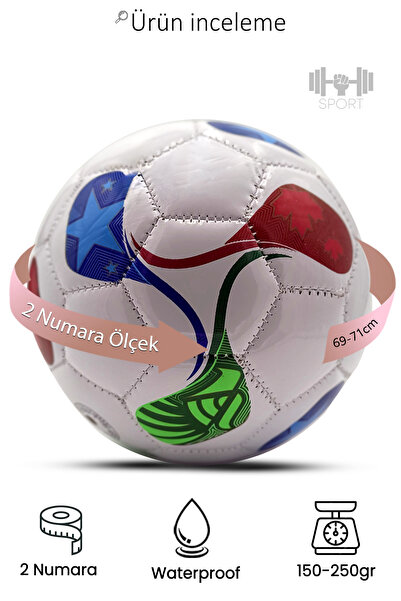 Hsport Hafif Çocuk/Yetişkin Hentbol Topu 2 Numara 200gr Soft Touch Handball Dikişli İdman/Maç Topu 2026 Dün