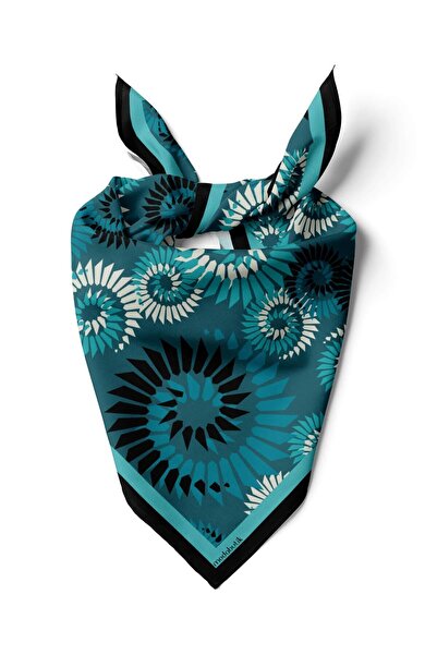 Modabutik Violla F63 Kadın Yakamoz Desenli 50x50 Bandana HYL DG0846-22