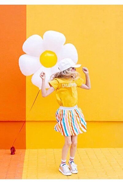 Deniz Party Store 71x71 cm Daisy Shaped Foil Balloon - 1 Piece