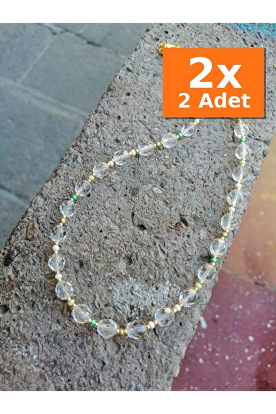 Bozhi Necklace Glass Beads Minimal Elegance