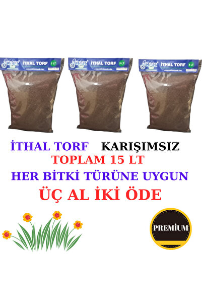 Cemre Torf İTHAL TORF -( ALMAN PINDSTRUP) 5 LİTRE X 3 ( ÜÇ AL İKİ ÖDE )