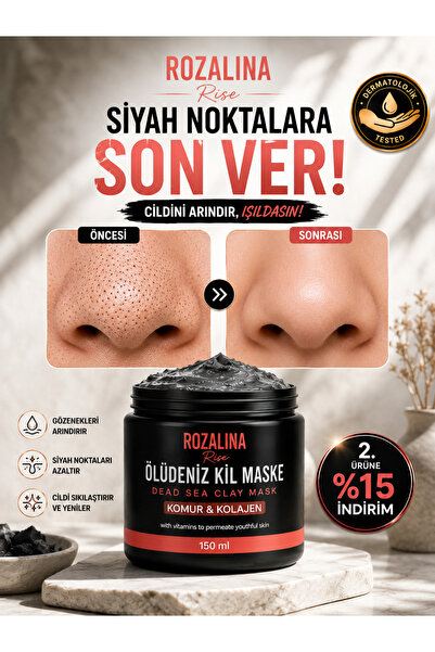 Generic Brand Dead Sea Clay Mask Collagen Anti-Blackhead Removes Dead Skin an...