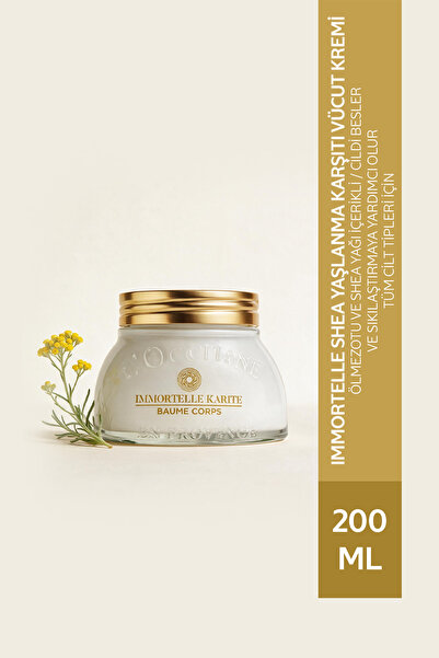 L'Occitane Immortelle Shea Anti-Aging Body Cream, Containing Immortelle Oil, ...