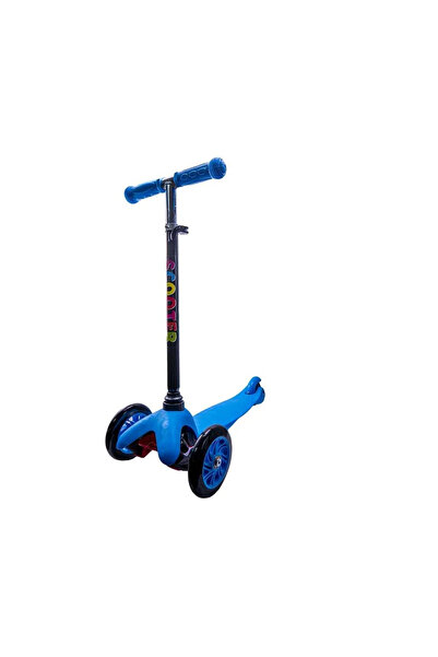 OEM Trotineta Albastra cadru metal, suport plastic, 3 roti, 58 cm