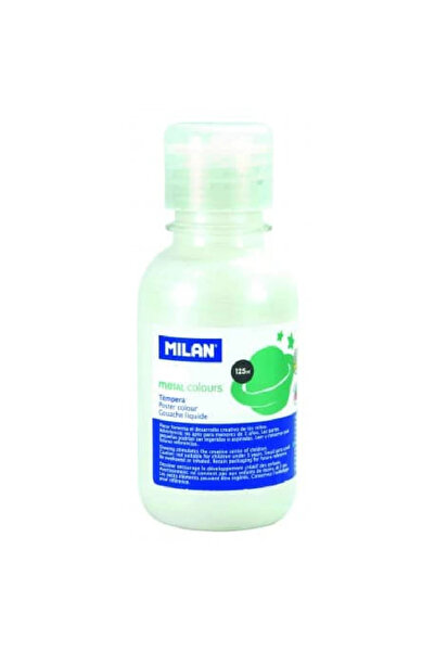 Milan Tempera 125ml metalizata Alb