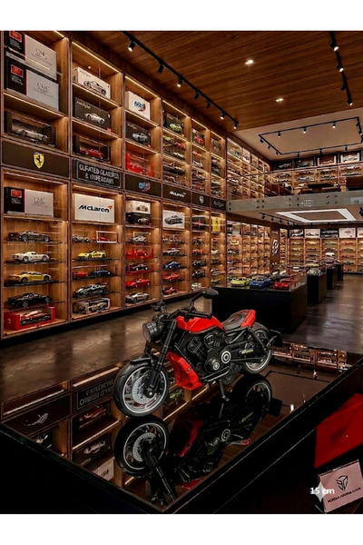 OYUNCAKSAHİLİ Ghost Ride Motor Motorsiklet Kırmızı Metal Plst Işıklı Sesli Ko...