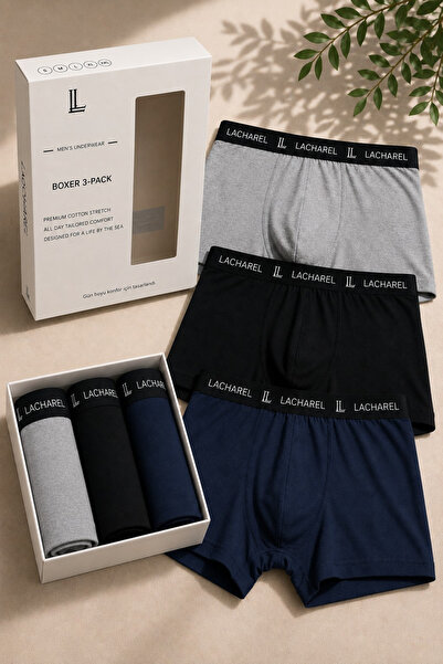 legends butik Pachet de 3 boxeri pentru bărbați din bumbac premium și lycra –...