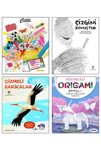 Tübitak Yayınları Çizgini Konuştur Süper Sanat Kitabı Çizmeli Harikalar Havad...