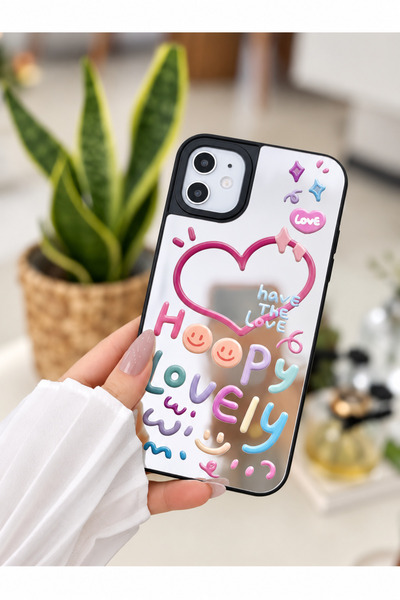 Go Aksesuar Iphone 11 Uyumlu Aynalı Tasarım Darbe Önleyici  Silikon Kılıf