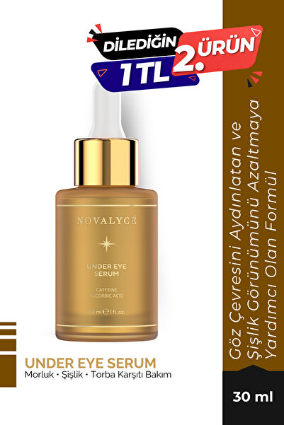 Novalyce Göz Altı Serumu 30 ml | Morluk, Torba ve Şişlik Görünümü Karşıtı Bakım