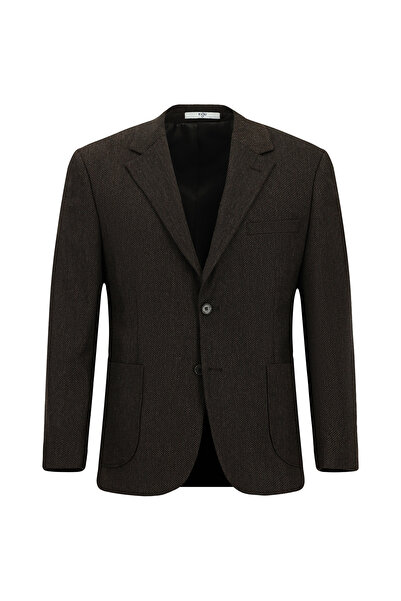 Kiğılı Regular Fit Eyelet Wool Classic Jacket
