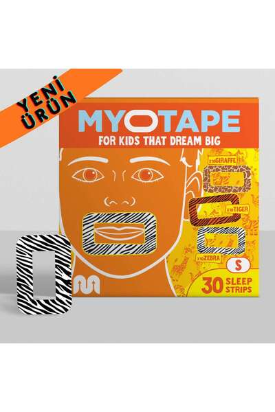 Çocuk ve Genç Ağız Bandı Horlama Desteği Hipoalerjenik Ağız Kapama Uyku Bandı (Myotape)