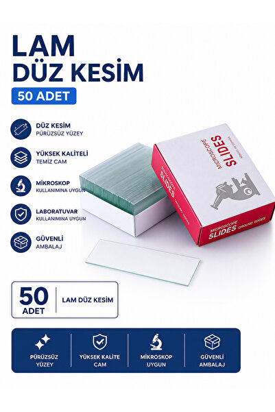 Labolist Lam Düz Kesim 50 Adet