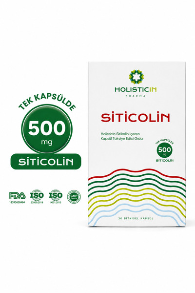 Holisticin Pharma Sitikolin İçeren 500 MG Takviye Edici Gıda