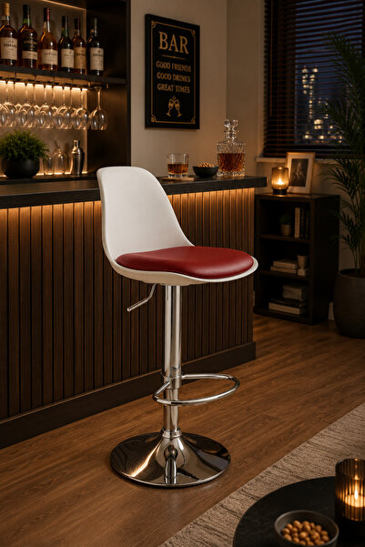EVOFİSDUNYASİ Vegas Modern Bar Ve Mutfak Adası Sandalyesi