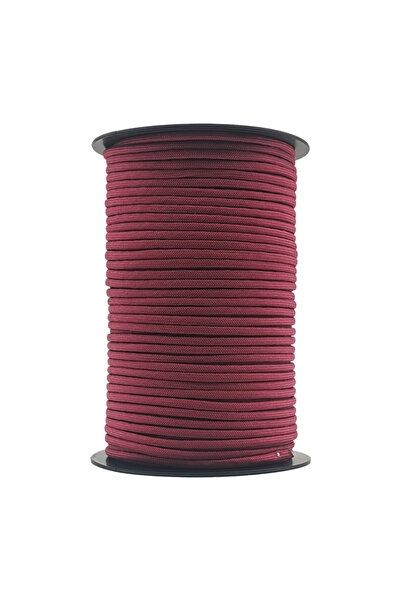 Choice 50M Wine red 50/100M 7Core Umbrella Rope 550 4mm Outdoor Polyester Par...
