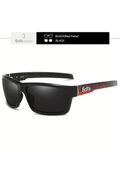 Choice5 نظارات شمسية مستقطبة بإطار كامل من Black3 GCOTX للرجال والنساء، 6 ألو...
