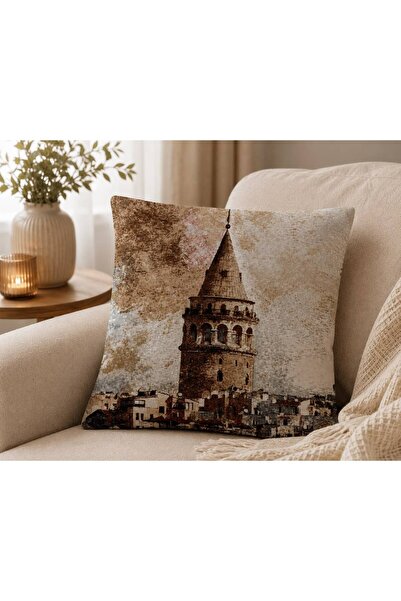 Yeshome Collection Carla Loren-30 Față de pernă decorativă cu model reversibi...