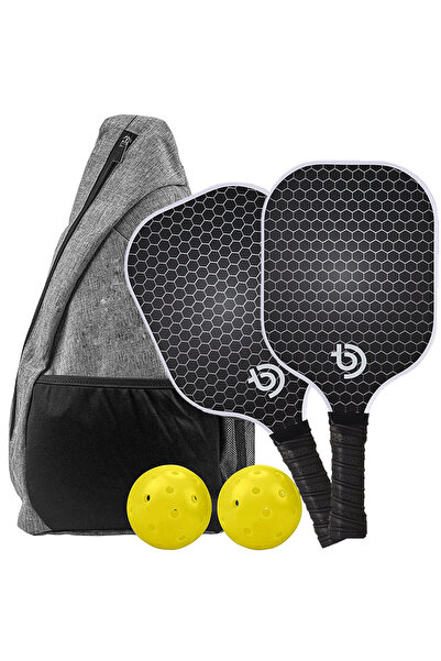 Choice مجموعة مضارب Pickleball C - ألياف الكربون الجرافيتية المعتمدة من Usapa...