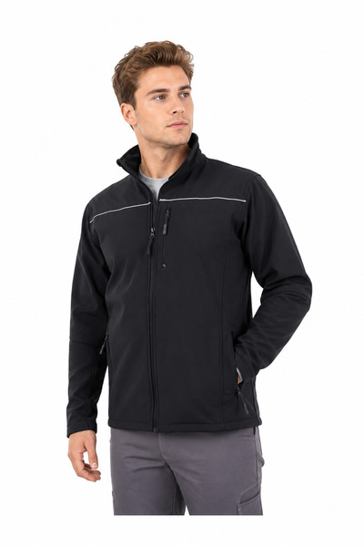 ESER İŞ GÜVENLİĞİ Softshell Yönetici Montu - Siyah
