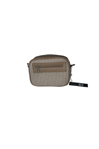 dukidasoturkiye Duki Daso Beige White Striped Women's Cross Shoulder Bag |   ...