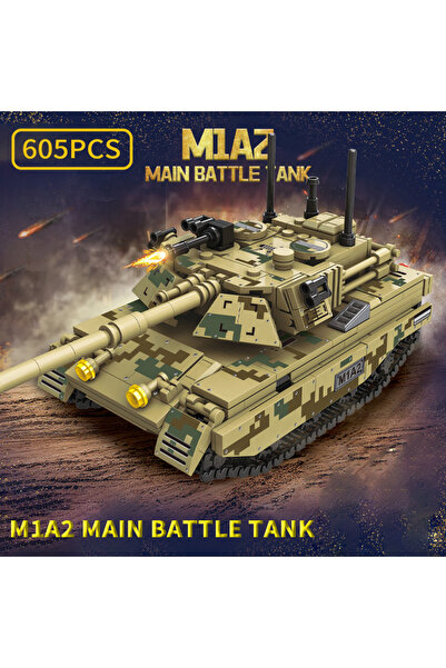 choice2 نموذج دبابة M1A2 TINSOL الجديد مكون من 648 قطعة، لعبة تعليمية للأطفال...