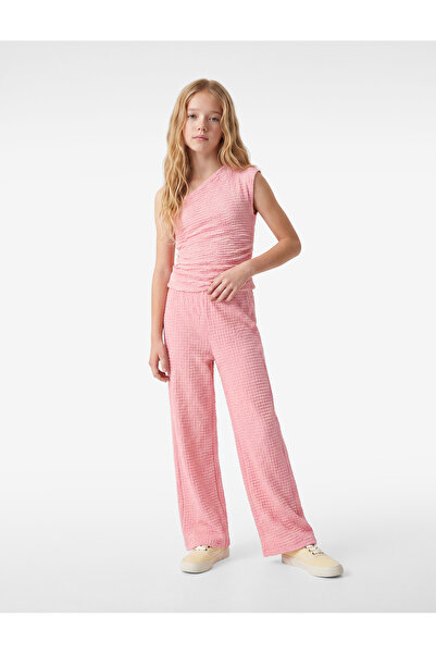 Koton Bürümcük Fabric Wide Leg Trousers