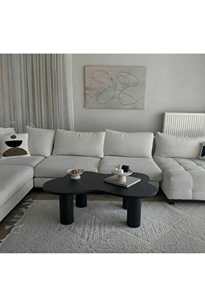 kuppdesign Bloom Orta Sehpa Siyah