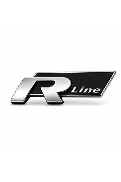 OTO SÜSLEN İSTANBUL Volkswagen Passat R Line Siyah Ön Panjur Logosu Metal Amblem