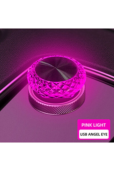 Choice3 PURPLE PINK Portable Car USB Ambient Light Mini LED Decorative Colorf...