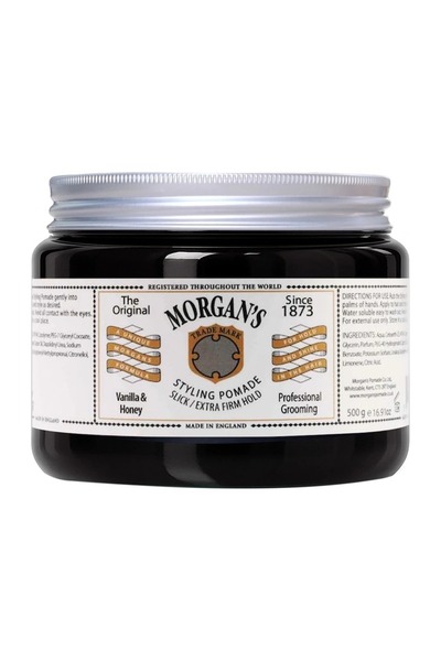 Morgan's Pomade Styling Extra Hold Vanilla & Honey – Extra Sert Tutucu Parlak...